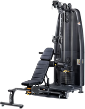 Load image into Gallery viewer, SportsArt A93 Performance Series Single Stack Functional Trainer Gym w/ Multi Angle Bench