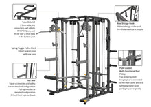 Load image into Gallery viewer, Impulse ES2000 Multi-Functional Trainer w/ Smith Machine
