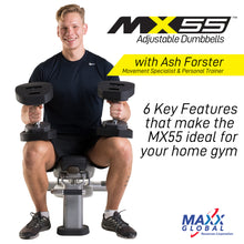 Load image into Gallery viewer, MX Select MX55 Selectorized Adjustable Dumbbell