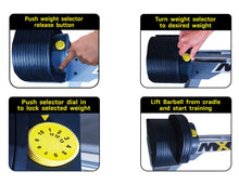 Load image into Gallery viewer, MX Select MX80 Adjustable Barbell and EZ Curl System