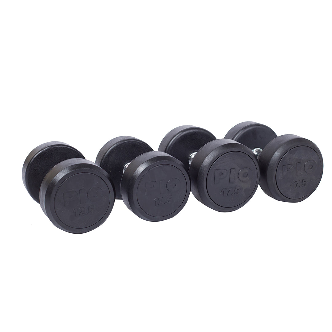 IronBull Fitness 100440 Rubber Coated Round Dumbbells (5 to 50 lbs)