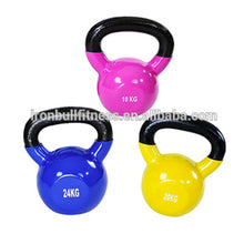 Load image into Gallery viewer, IronBull Fitness 100576 Vinyl Kettlebell Assorted colors w/ Wrap (4,6,8,10,12 &amp; 16 kg)
